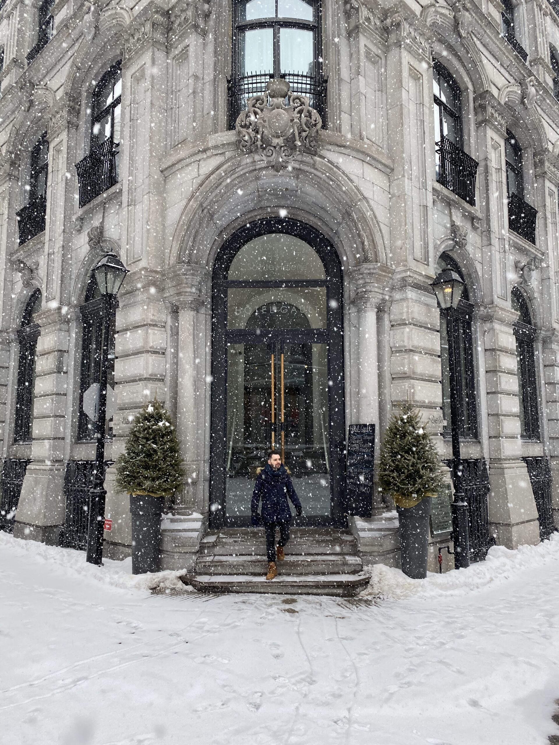 Winter Old Montreal Hotel Gault